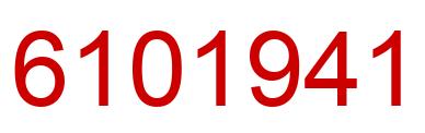 Number 6101941 red image