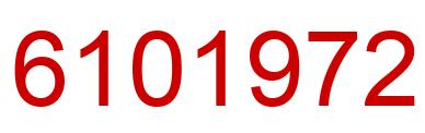 Número 6101972 imagen rojo