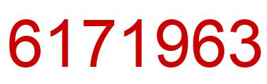 Number 6171963 red image