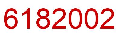 Number 6182002 red image