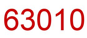 Number 63010 red image