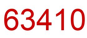 Número 63410 imagen rojo