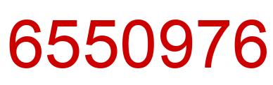 Number 6550976 red image