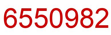 Number 6550982 red image