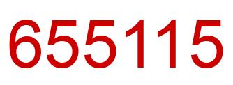 Number 655115 red image