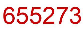 Number 655273 red image