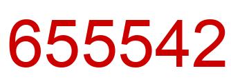 Number 655542 red image