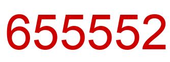 Number 655552 red image