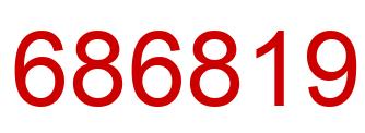 Número 686819 imagen rojo