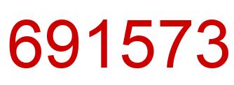 Number 691573 red image