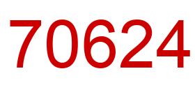 Número 70624 imagen rojo