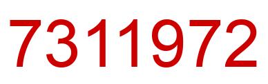 Number 7311972 red image