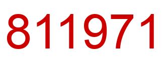 Número 811971 imagen rojo