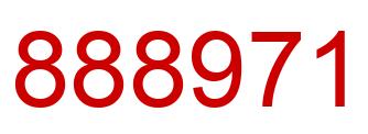 Number 888971 red image