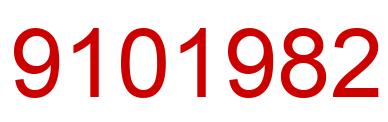 Number 9101982 red image