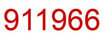 Número 911966 imagen rojo