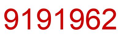 Number 9191962 red image