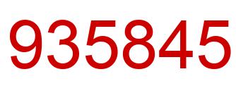 Número 935845 imagen rojo