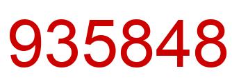 Número 935848 imagen rojo