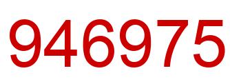 Número 946975 imagen rojo