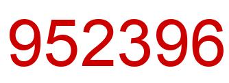 Número 952396 imagen rojo