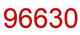 Number 96630 red image