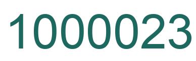Número 1000023 imagen verde