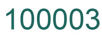 Número 100003 imagen verde