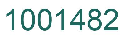 Number 1001482 green image