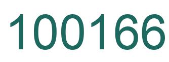 Number 100166 green image