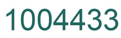Número 1004433 imagen verde