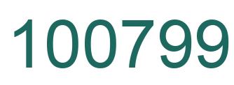 Number 100799 green image