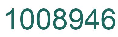 Number 1008946 green image