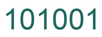 Número 101001 imagen verde
