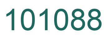 Number 101088 green image