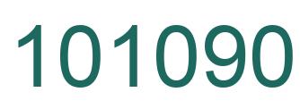 Number 101090 green image