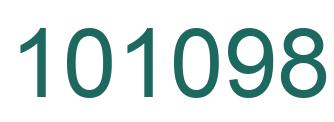 Number 101098 green image
