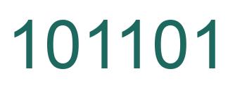 Number 101101 green image