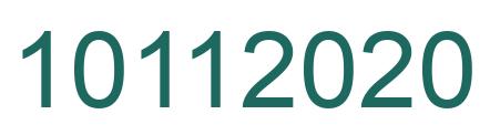 Number 10112020 green image