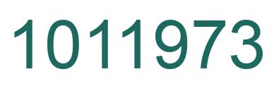 Número 1011973 imagen verde