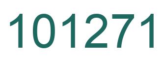 Número 101271 imagen verde