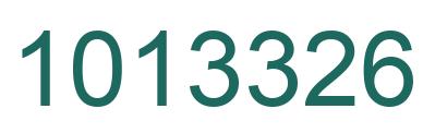 Number 1013326 green image
