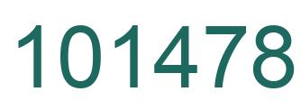 Número 101478 imagen verde