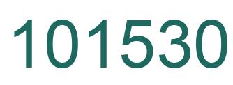 Number 101530 green image
