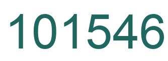 Number 101546 green image