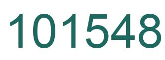 Number 101548 green image