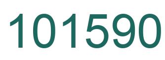 Number 101590 green image