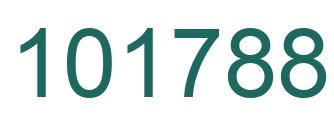 Number 101788 green image