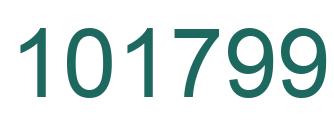 Number 101799 green image