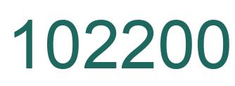 Número 102200 imagen verde